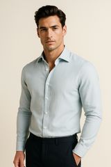 Capri Linen Shirt Light Blue