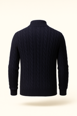 Bergamo Cable Knit Navy