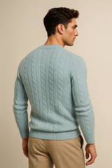 Cortona Cashmere Knit Blue
