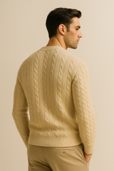 Cortona Cashmere Knit Beige
