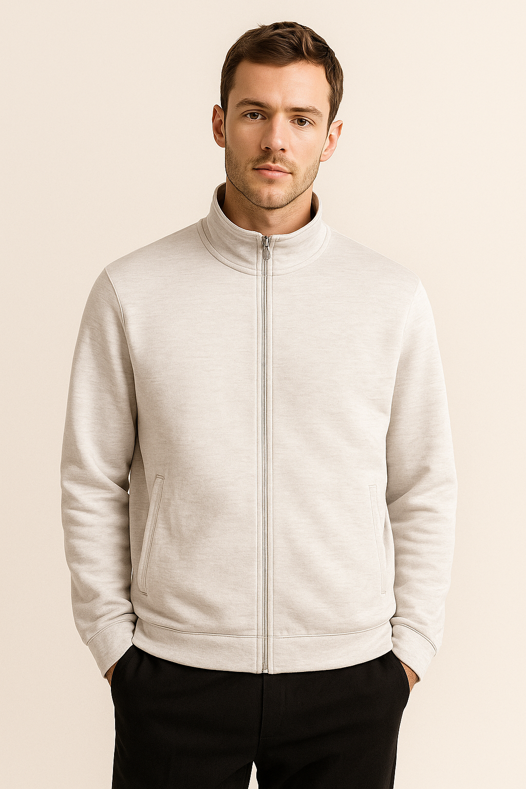 Black Reverso Bomber Jacket by Emiral Couture, featuring a sleek reversible design and stylish detailing.