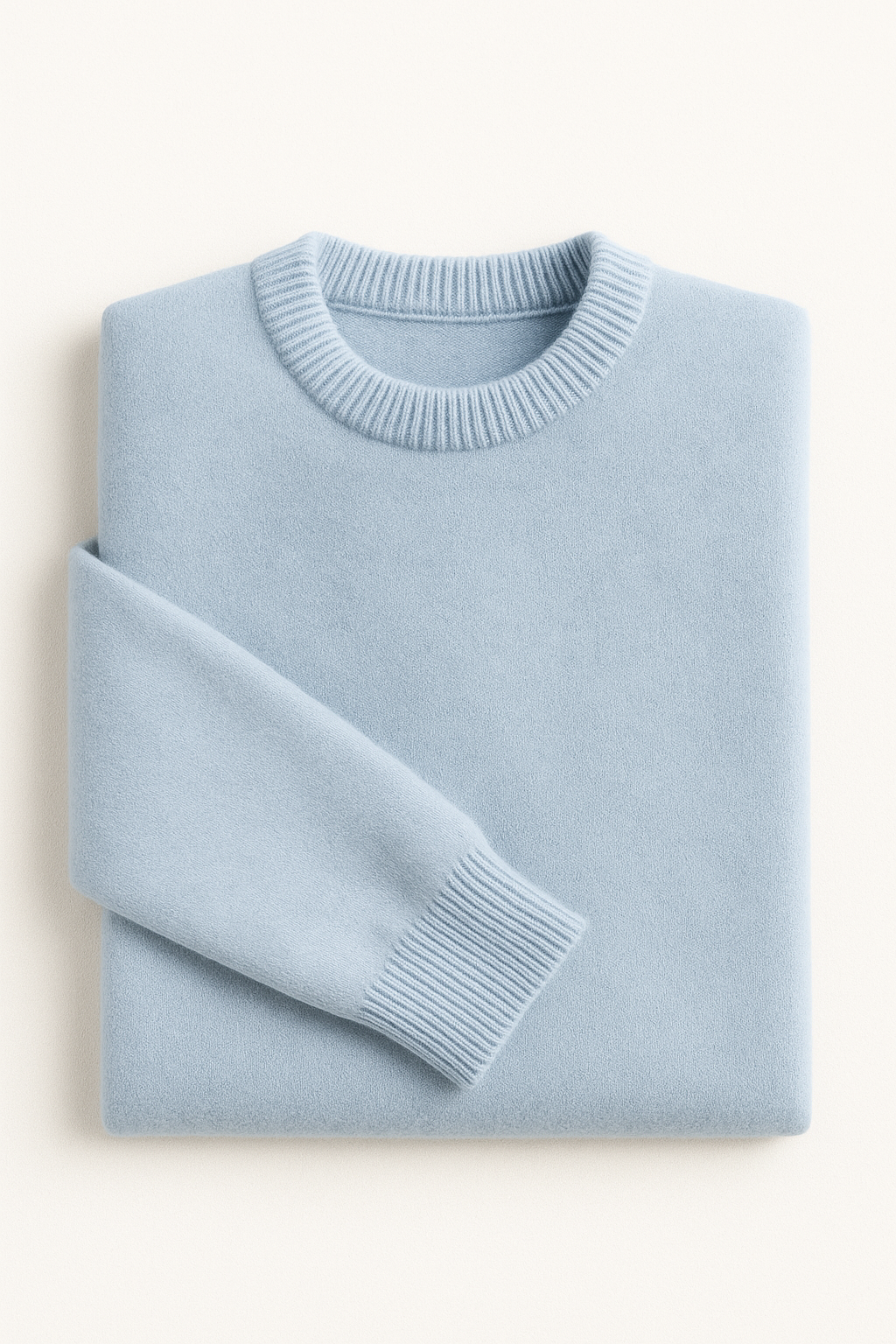 Santiano Cashmere Knit Light Blue - Emiral Couture