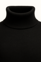 Carezza Cashmere Turtleneck Black