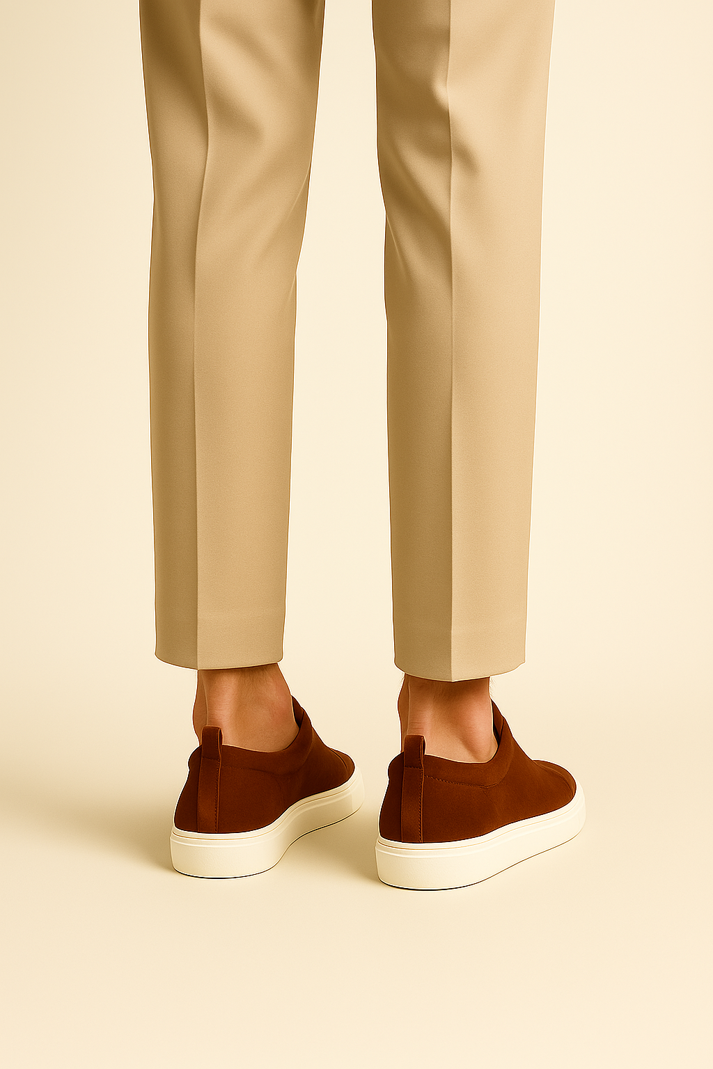 Emirali Suede Slip-On Brown - Emiral Couture