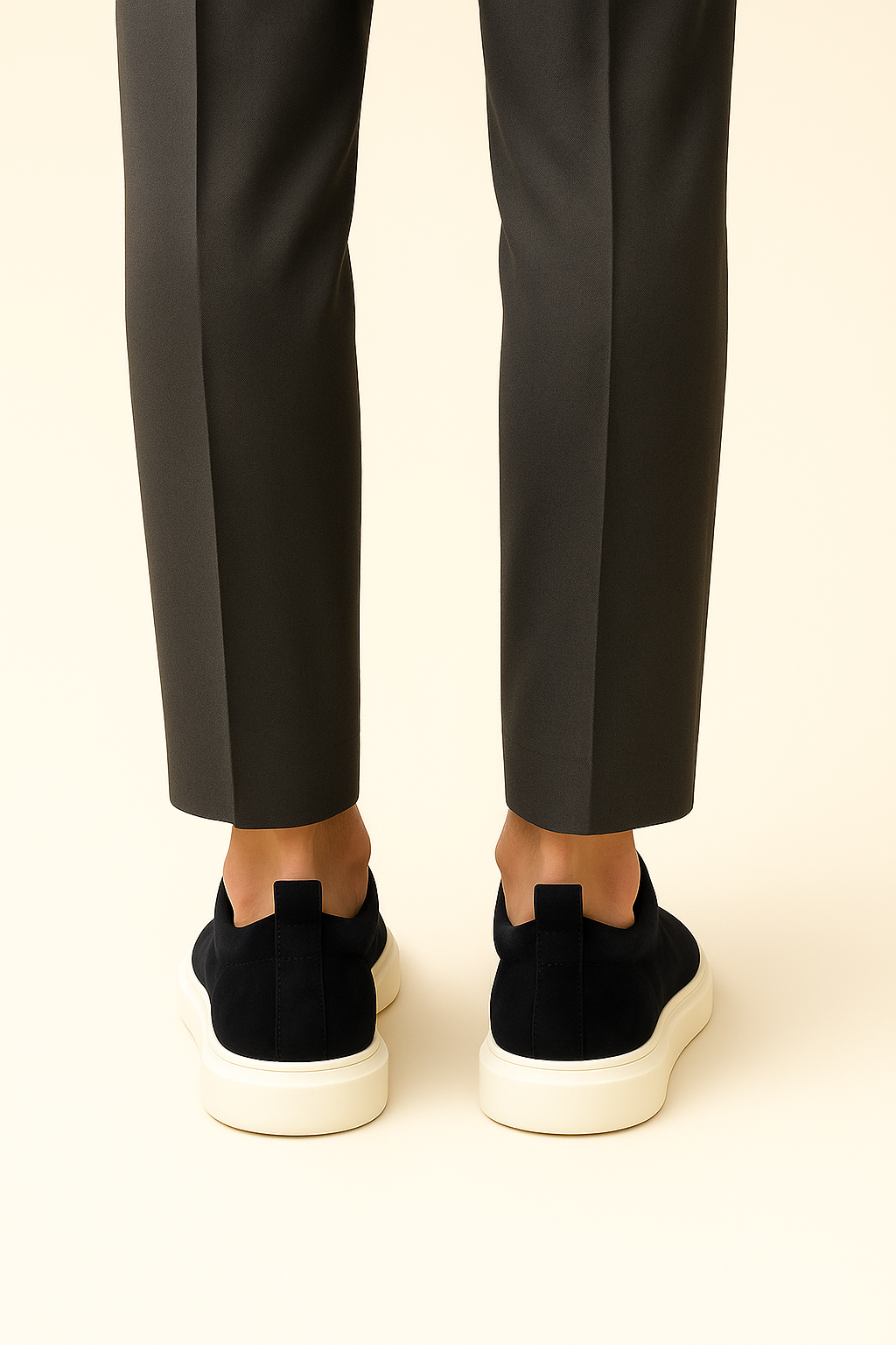 Emirali Suede Slip-On Navy - Emiral Couture