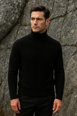 Lucente Merino Wool Knit Black