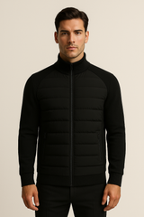 Sorrento Wool Padded Jacket Black