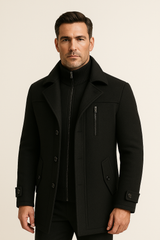 Melvin Field Coat Black