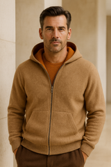 Calinto Hooded Zip Knit