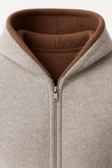 Calinto Hooded Zip Knit