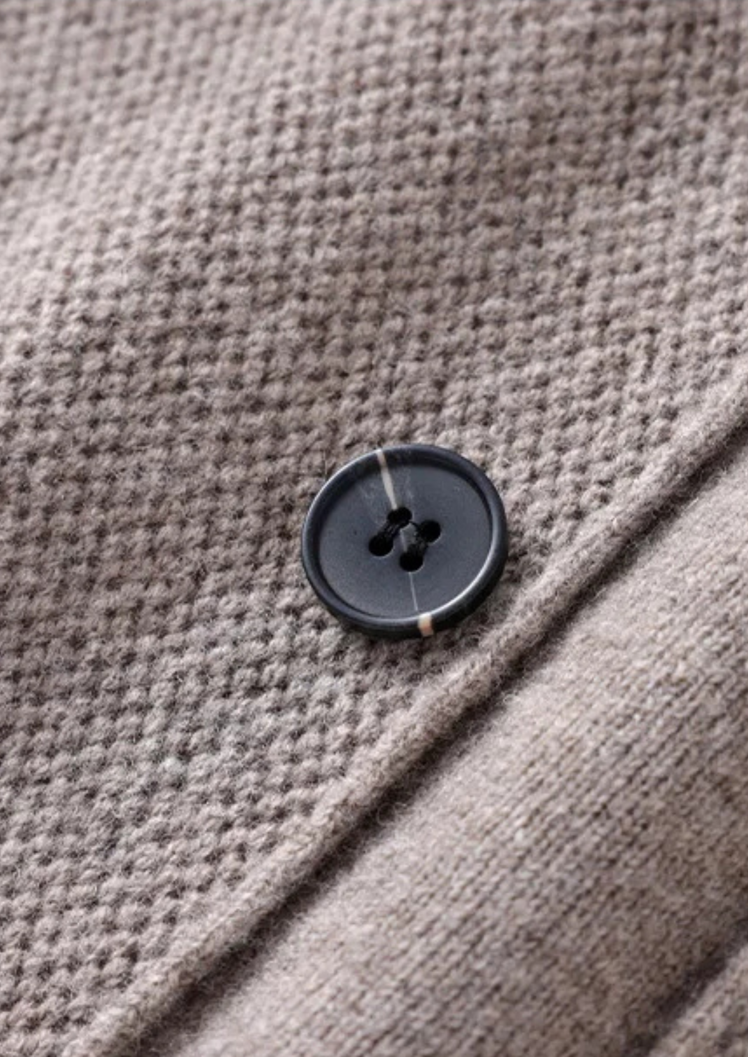 Valero Cashmere Cardigan Grey - Emiral Couture