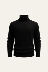 Carezza Cashmere Turtleneck Black