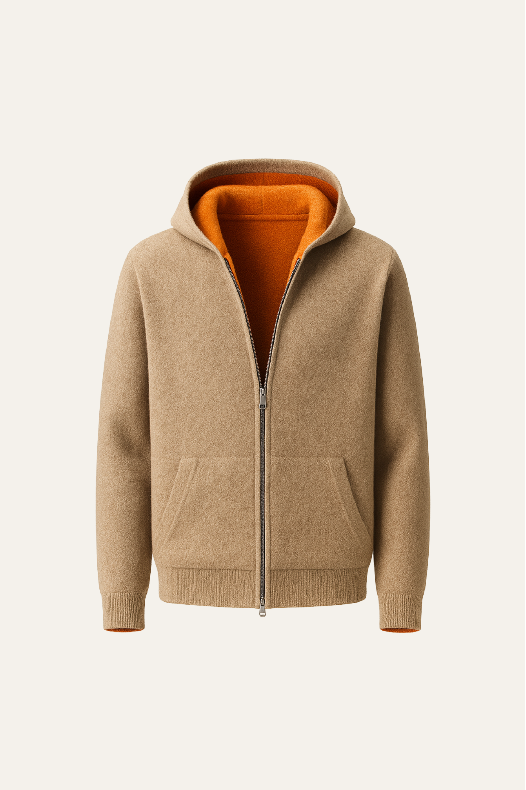 Calinto Hooded Zip Knit - Emiral Couture