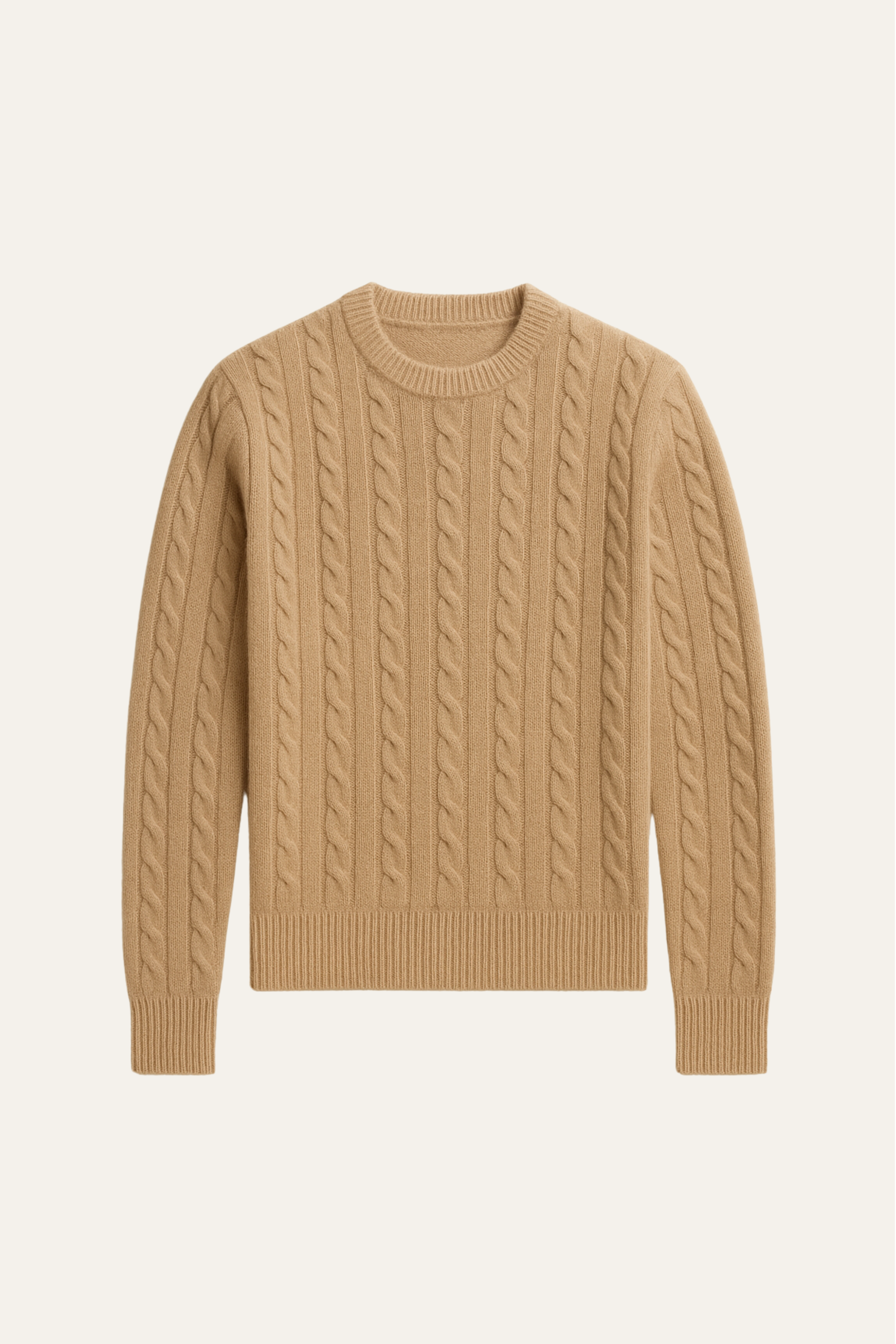 Cortona Cashmere Knit Camel - Emiral Couture