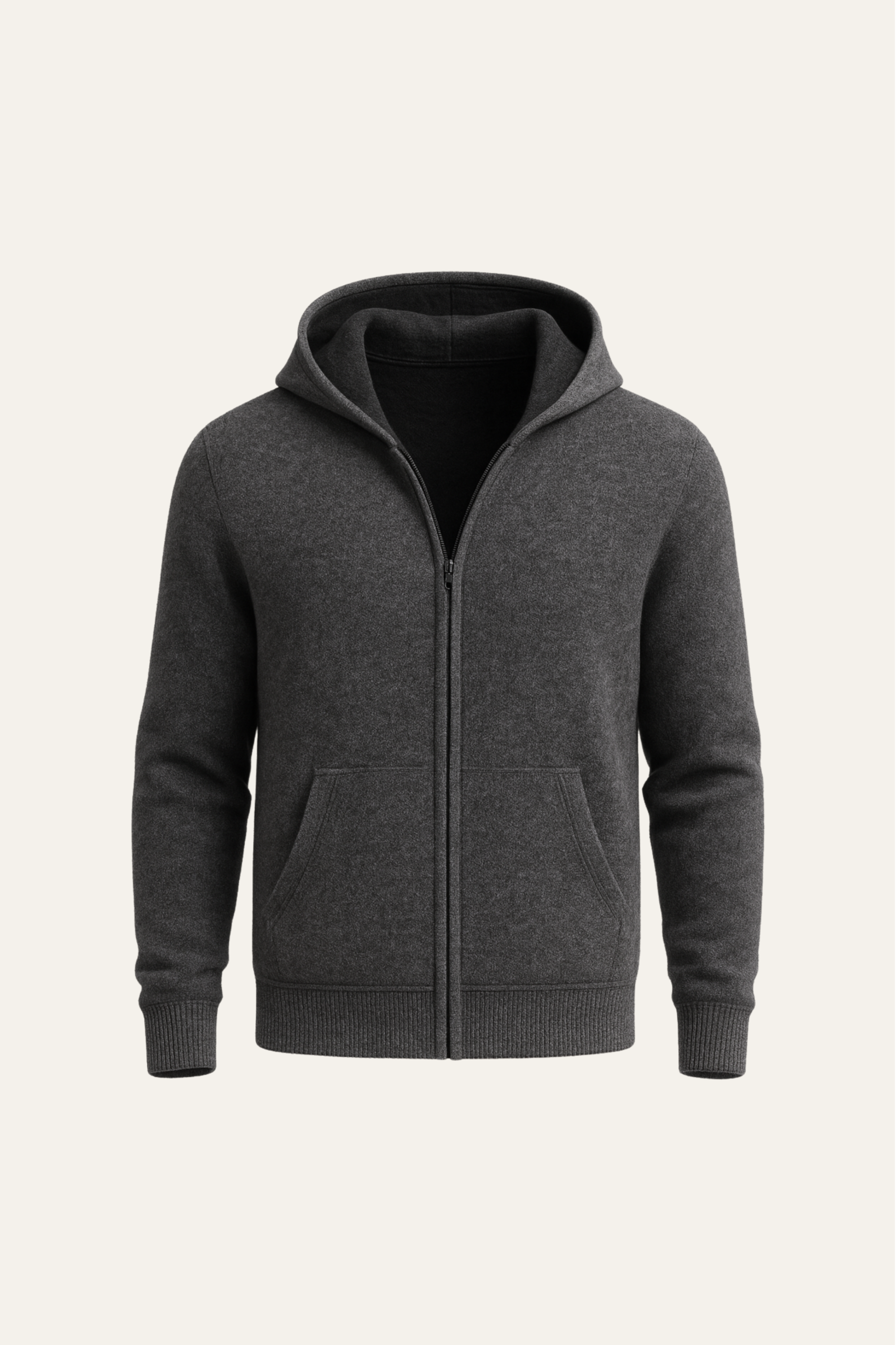 Calinto Hooded Zip Knit - Emiral Couture