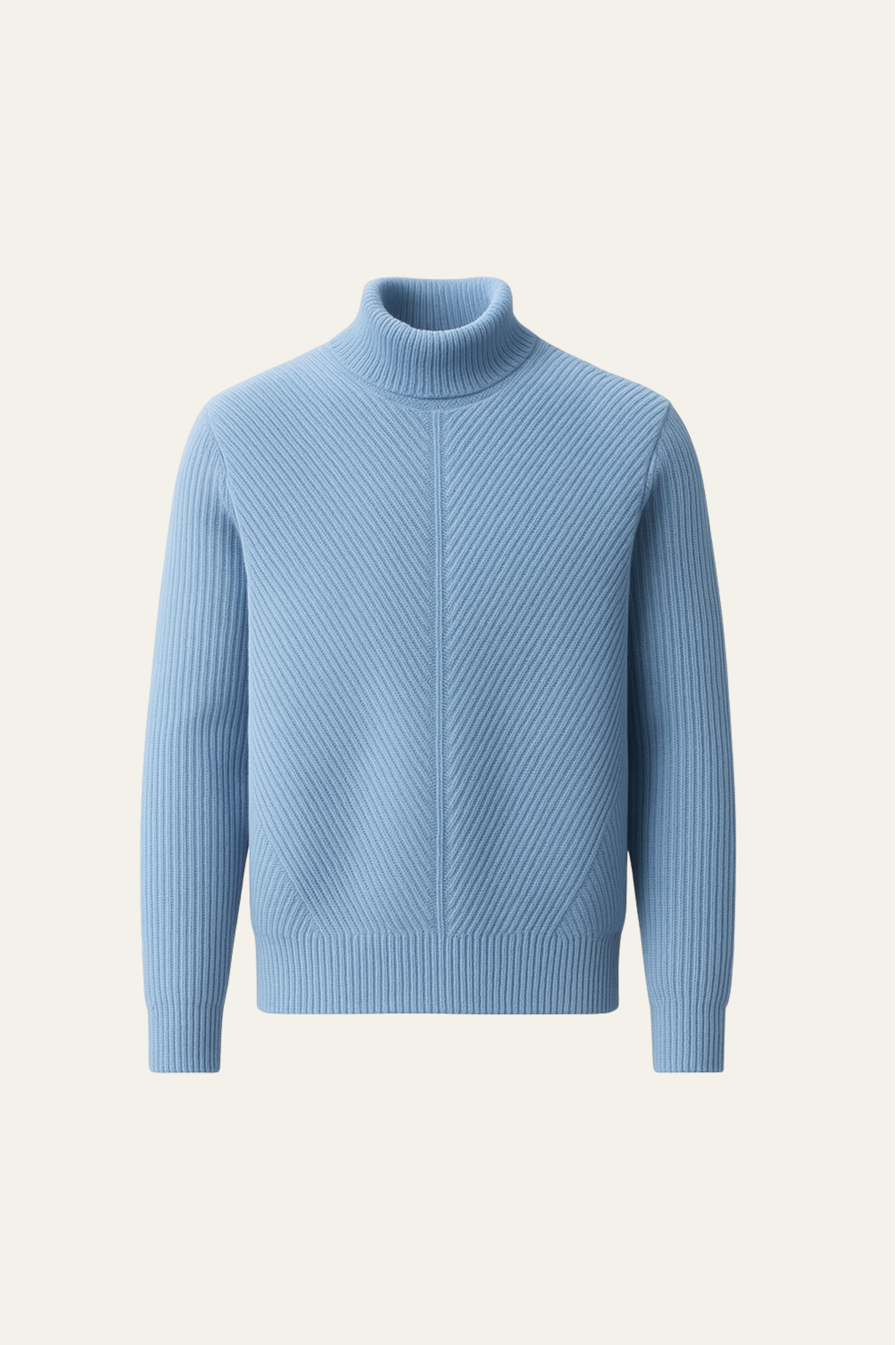 Montari Merino Wool Knit Blue - Emiral Couture