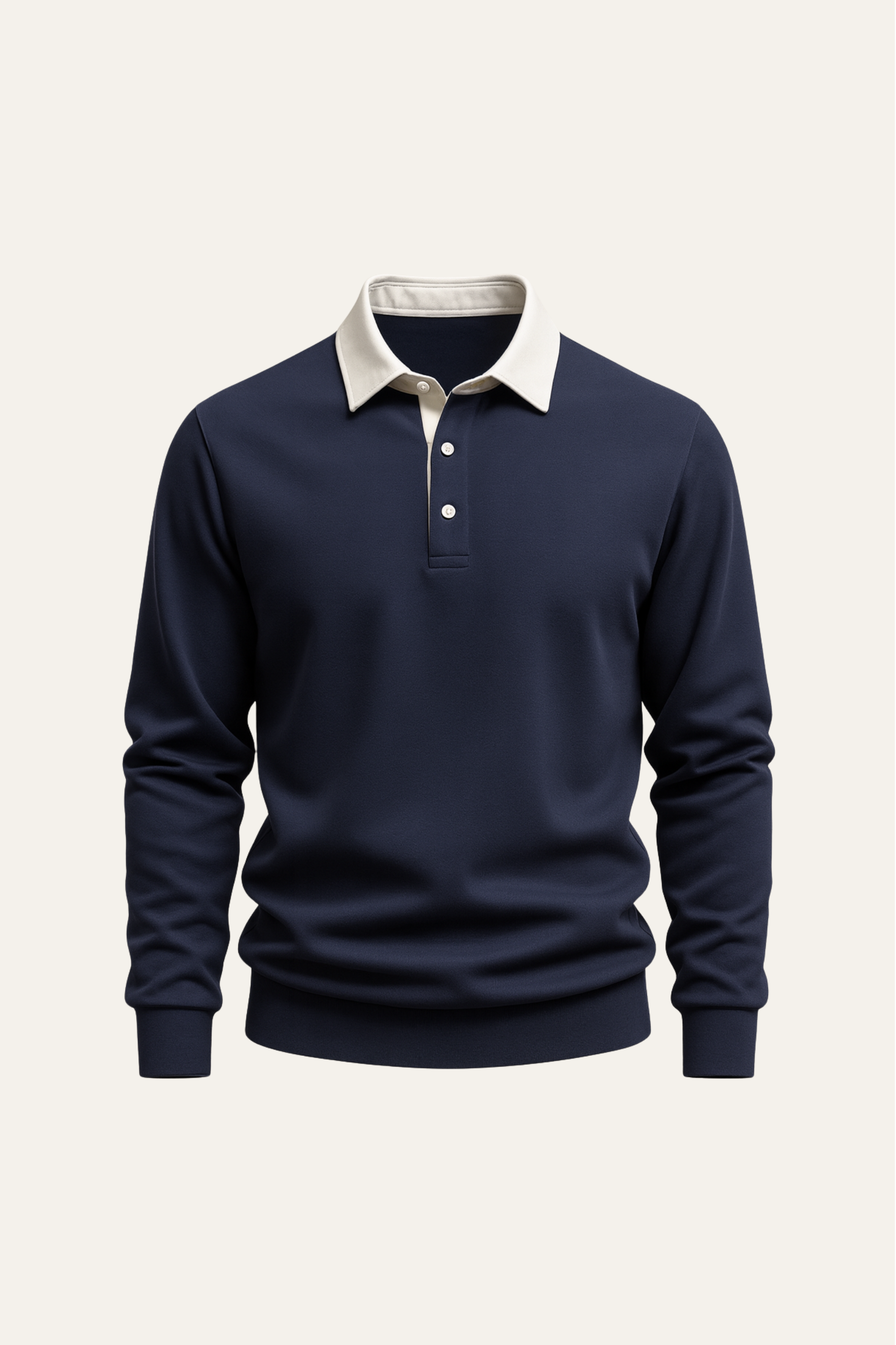 Polo Knit Navy - Emiral Couture