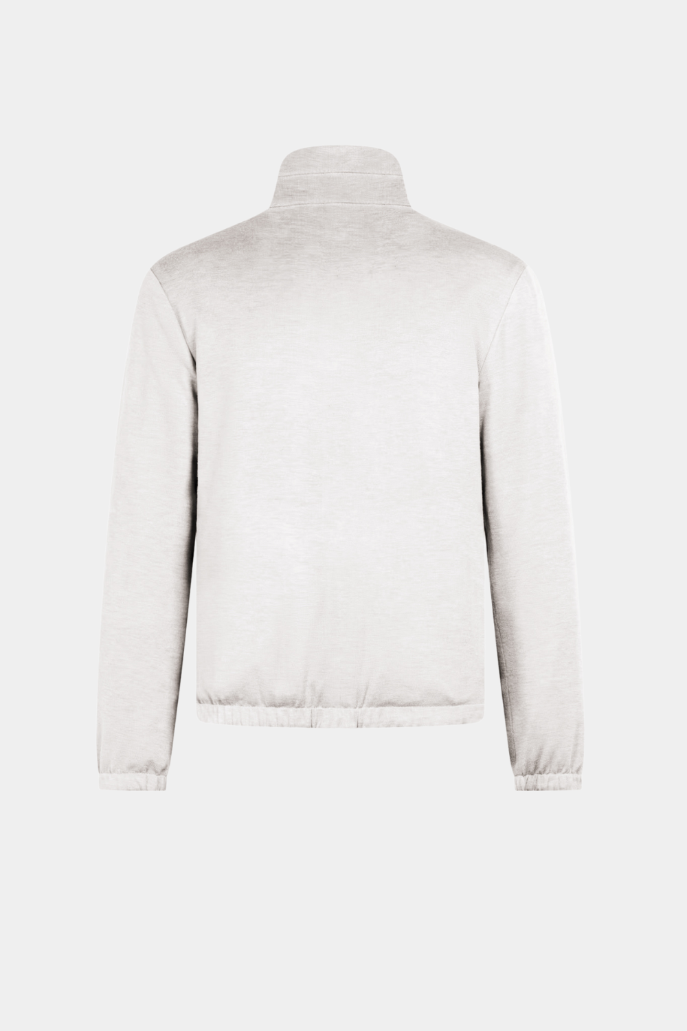 Reverso Bomber Jacket in black and white, showcasing a reversible design by Emiral Couture from the back view.