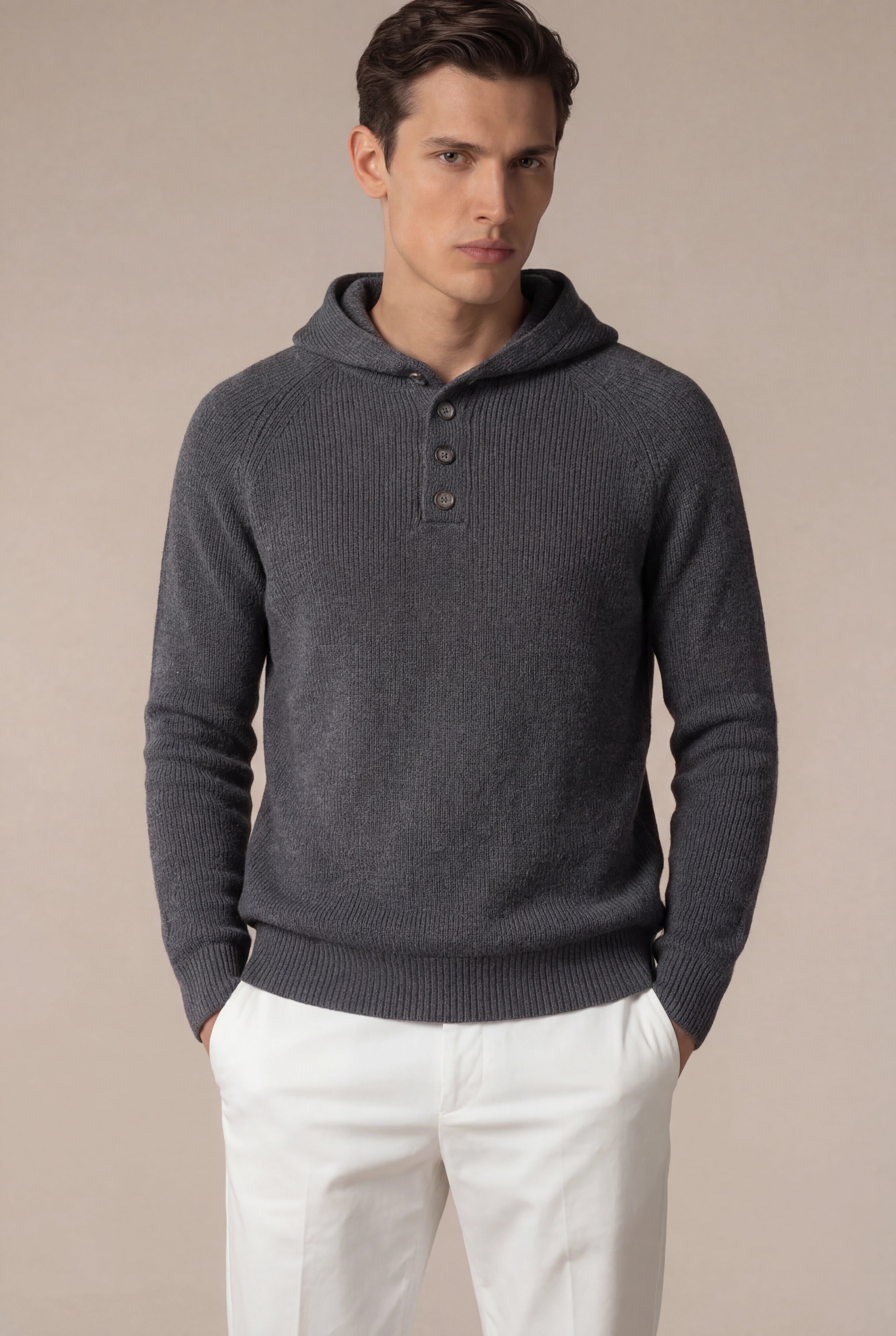 Nobi Knit Sweater Grey