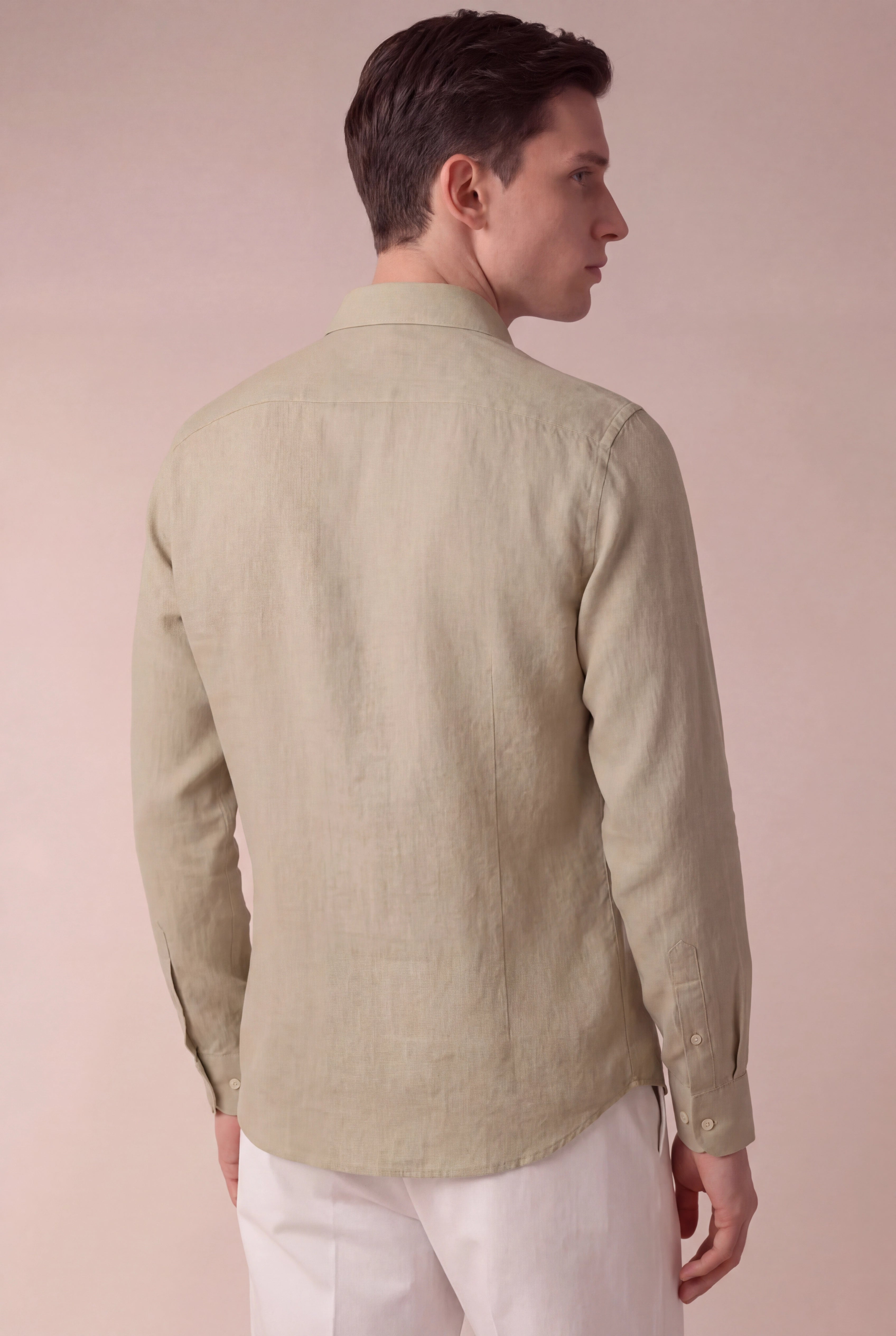 Capri Linen Shirt Beige