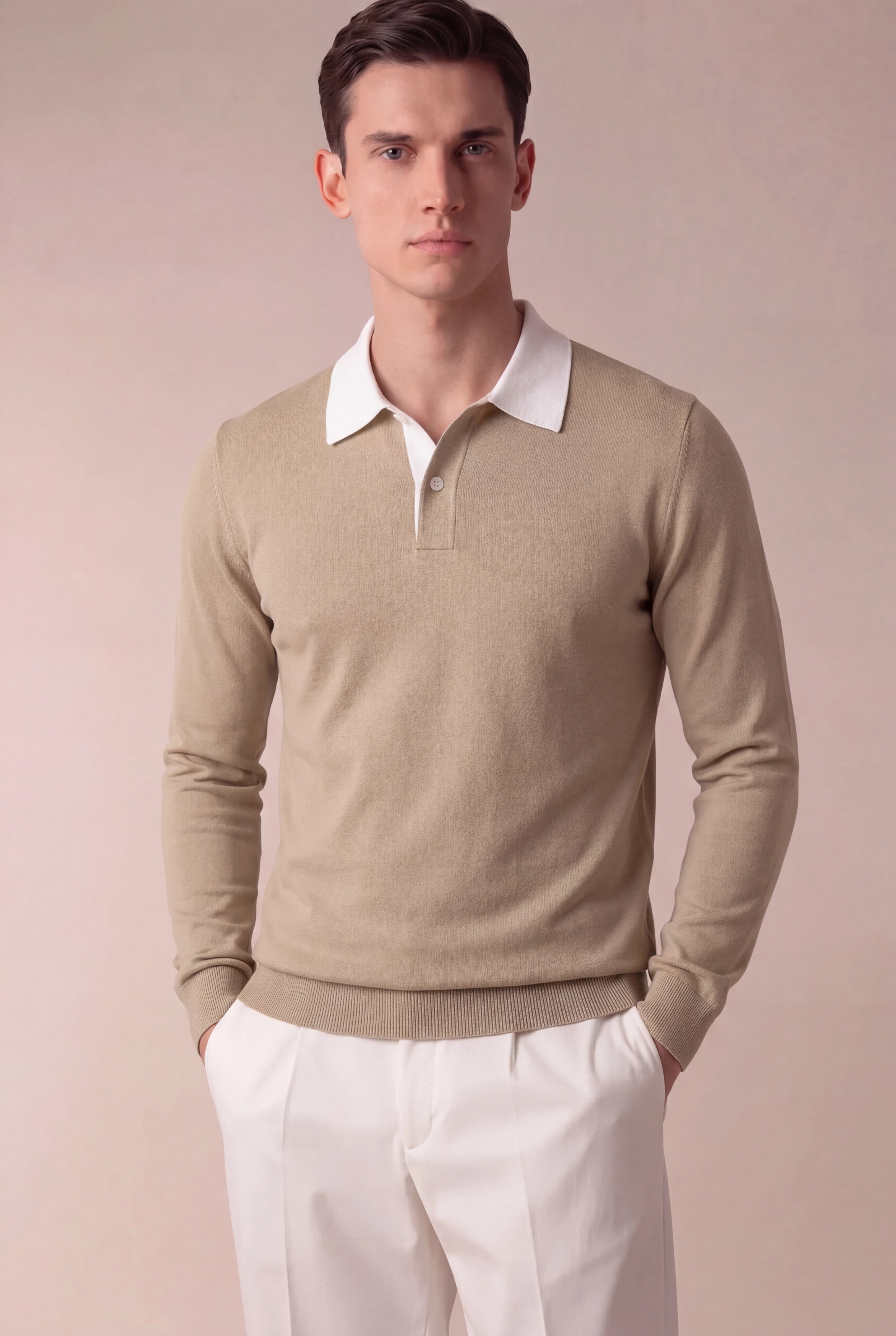 Polo Knit Beige