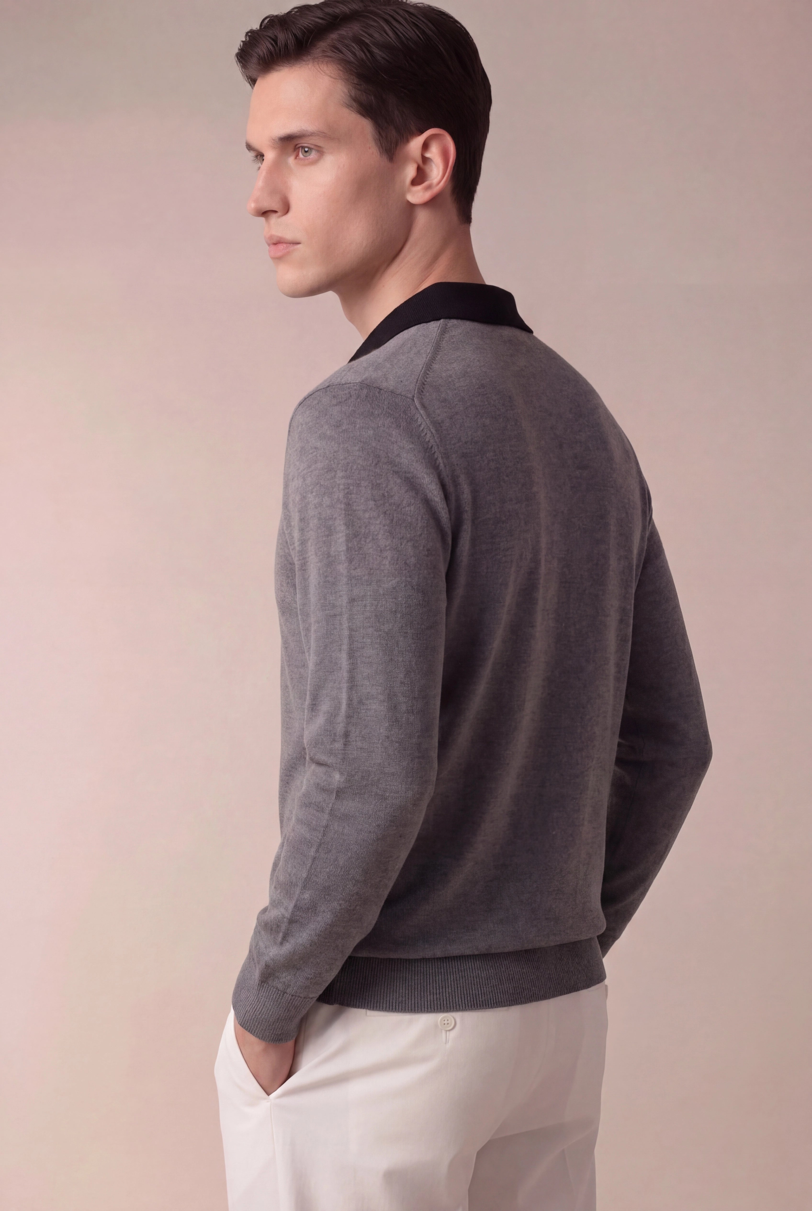 Polo Knit Grey