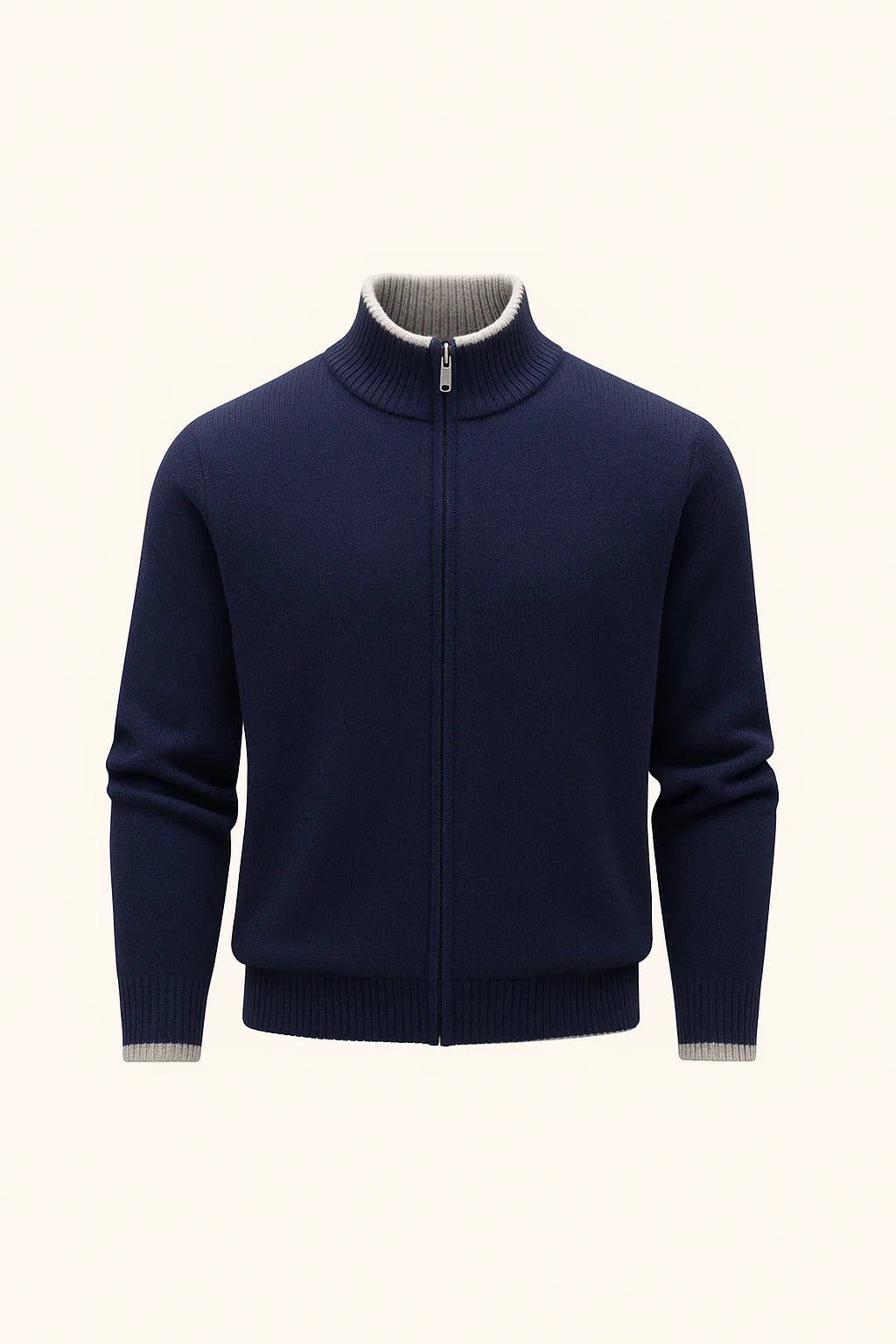 Cozy Emiral Couture Rocy Mountains sweater featuring a scenic mountain print on a soft, knitted fabric.
