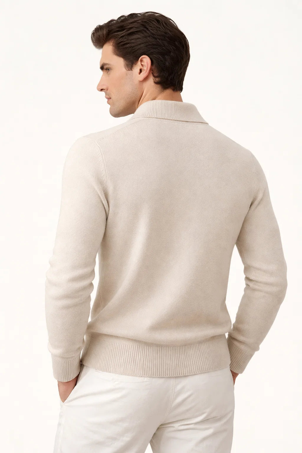 Calogero Cashmere Cardigan Ivory