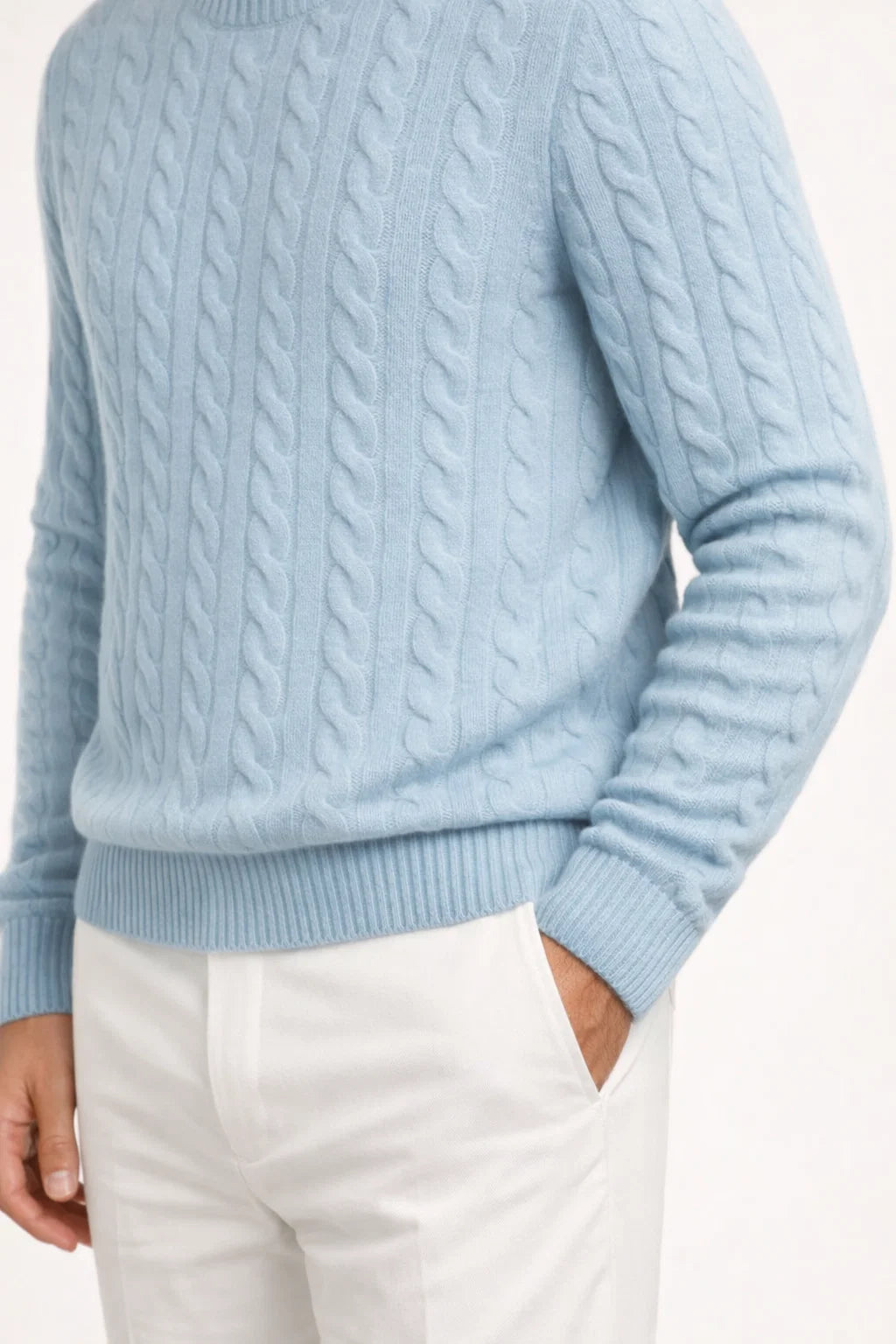 Cortona Cashmere Knit Blue
