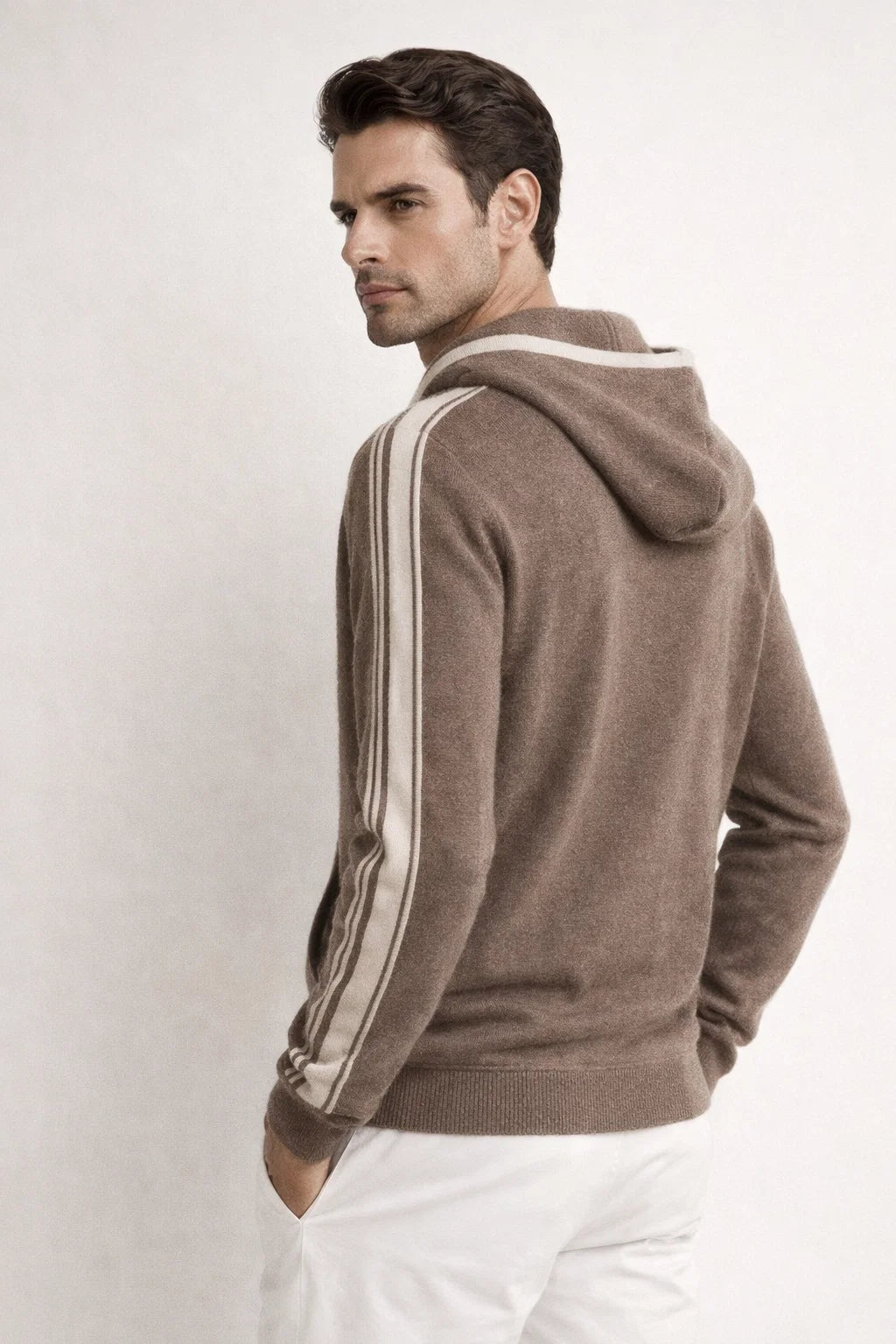 Alio Zipper Vest Brown