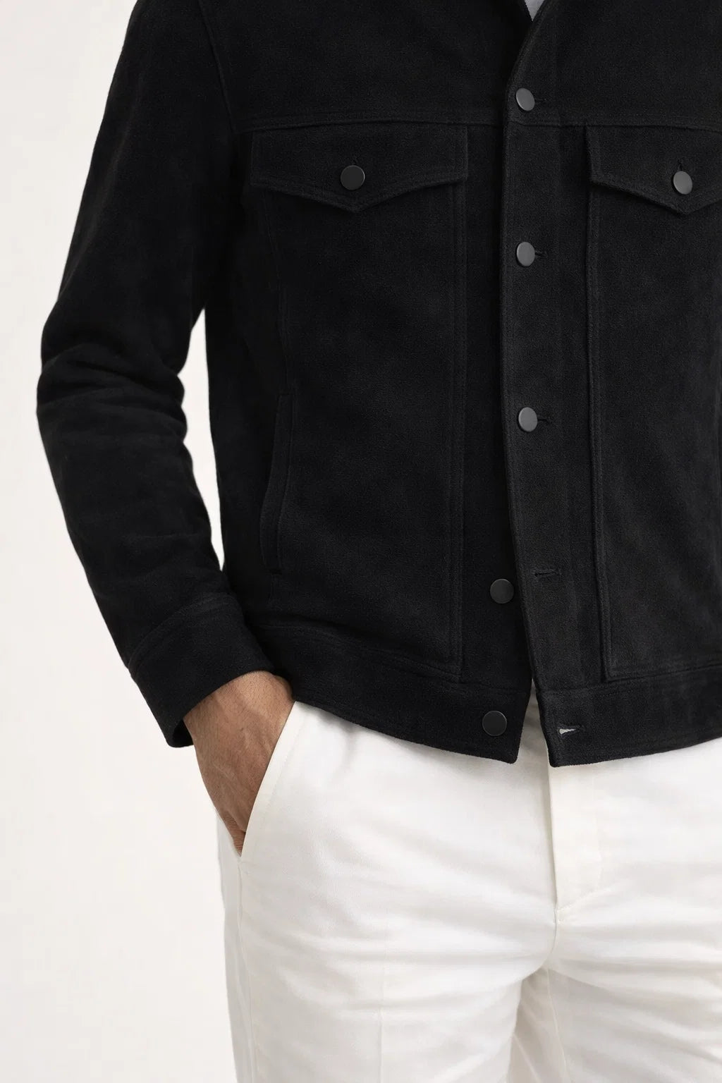 Black Light Suede Jacket