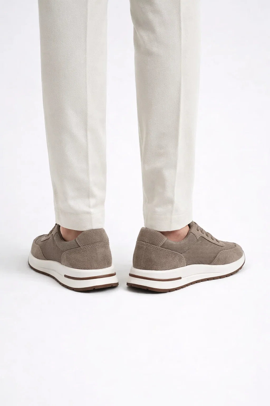 Giuliano Suede City Sneaker Beige