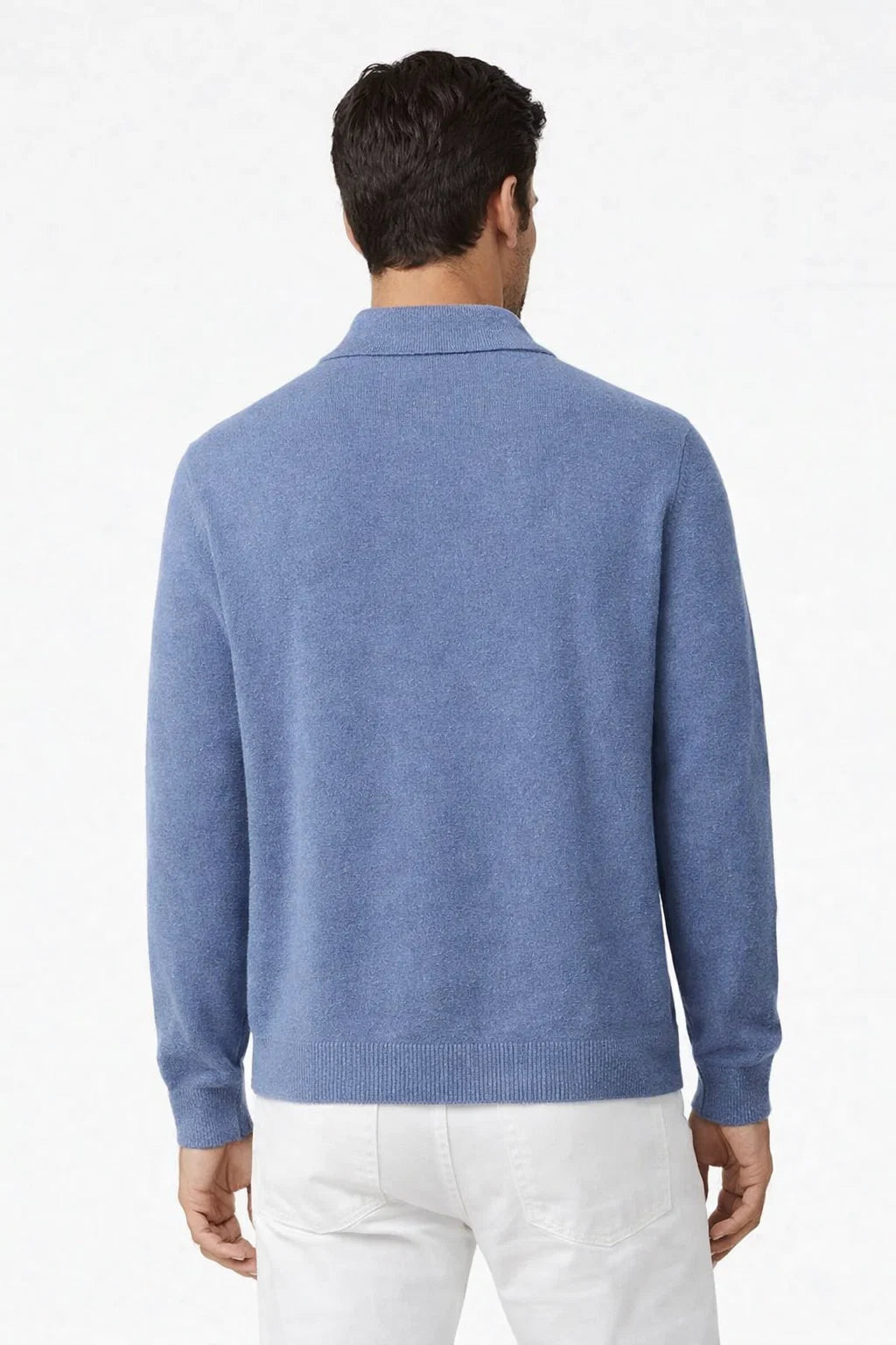 Valero Cashmere Cardigan Blue
