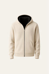 Calinto Hooded Zip Knit - Emiral Couture