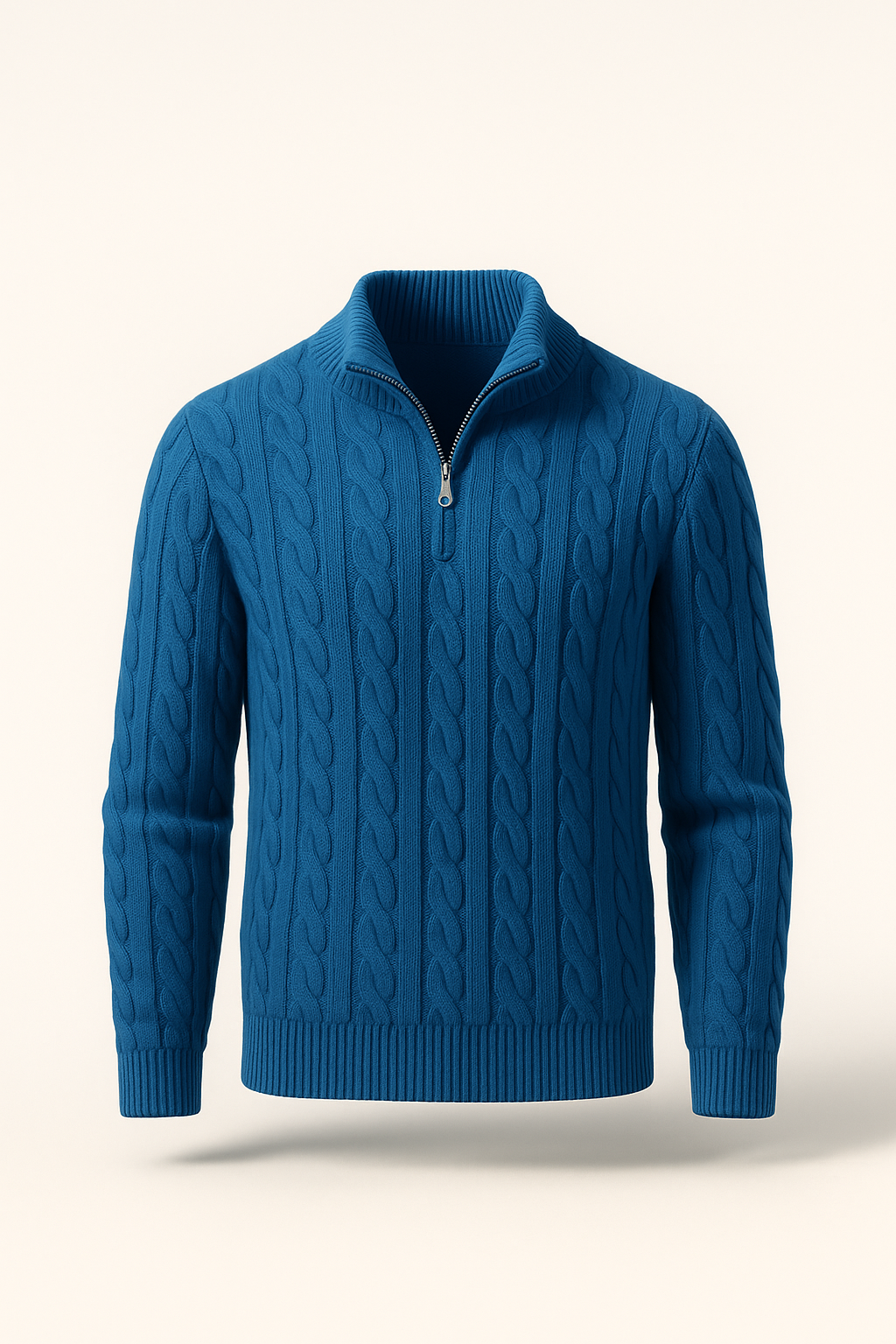 Bergamo Cable Knit Blue