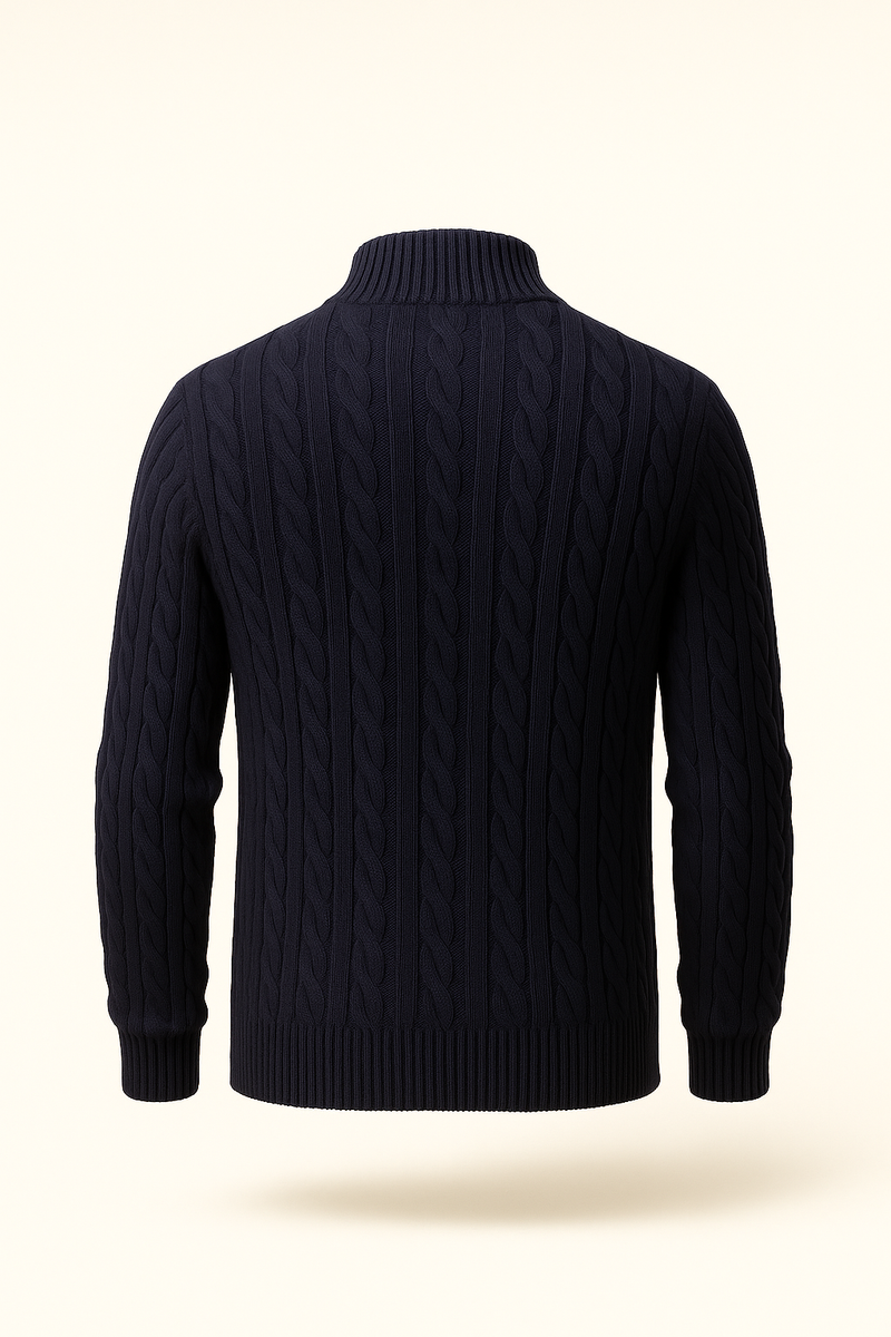 Bergamo Cable Knit Navy