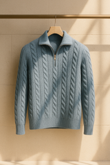 Bergamo Cable Knit Light Blue