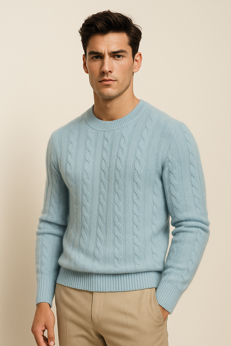 Cortona Cashmere Knit Blue