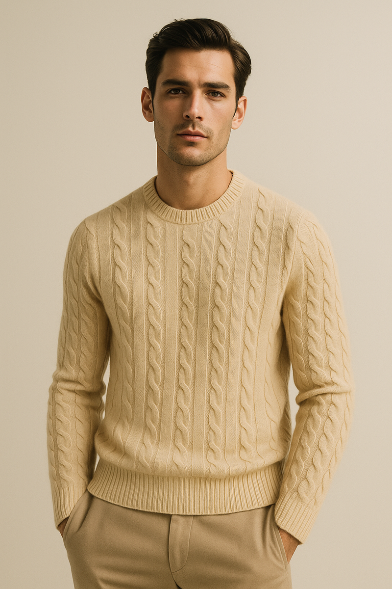 Cortona Cashmere Knit Beige
