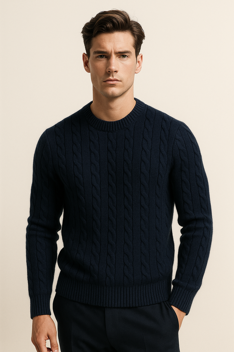 Cortona Cashmere Knit Navy