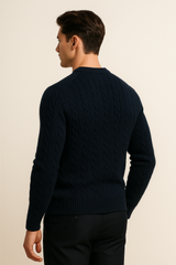 Cortona Cashmere Knit Navy