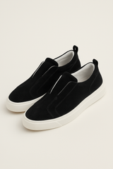 Emirali Suede Slip-On Black