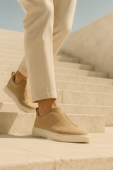 Emirali Suede Slip-On Beige