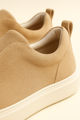 Emirali Suede Slip-On Beige