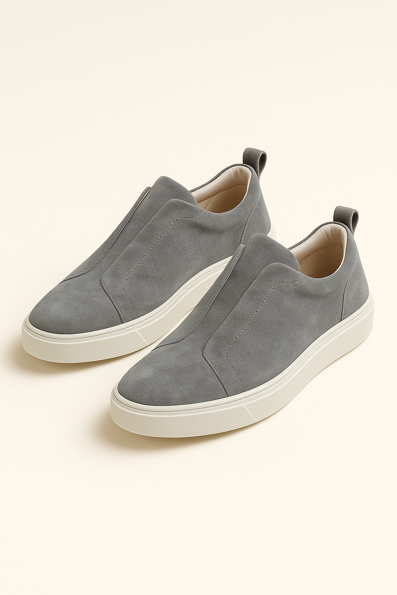 Emirali Suede Slip-On Grey
