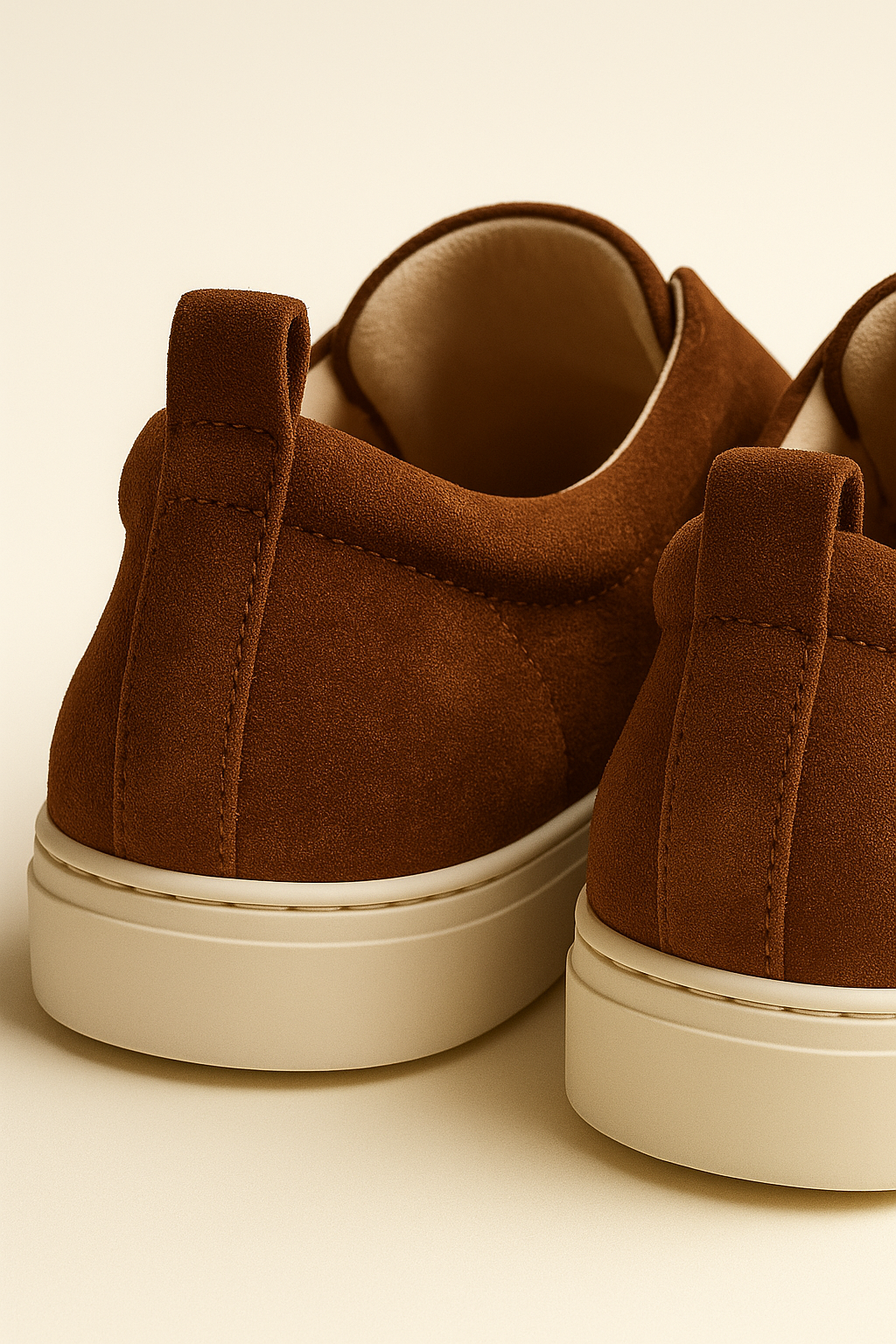 Emirali Suede Slip-On Brown - Emiral Couture
