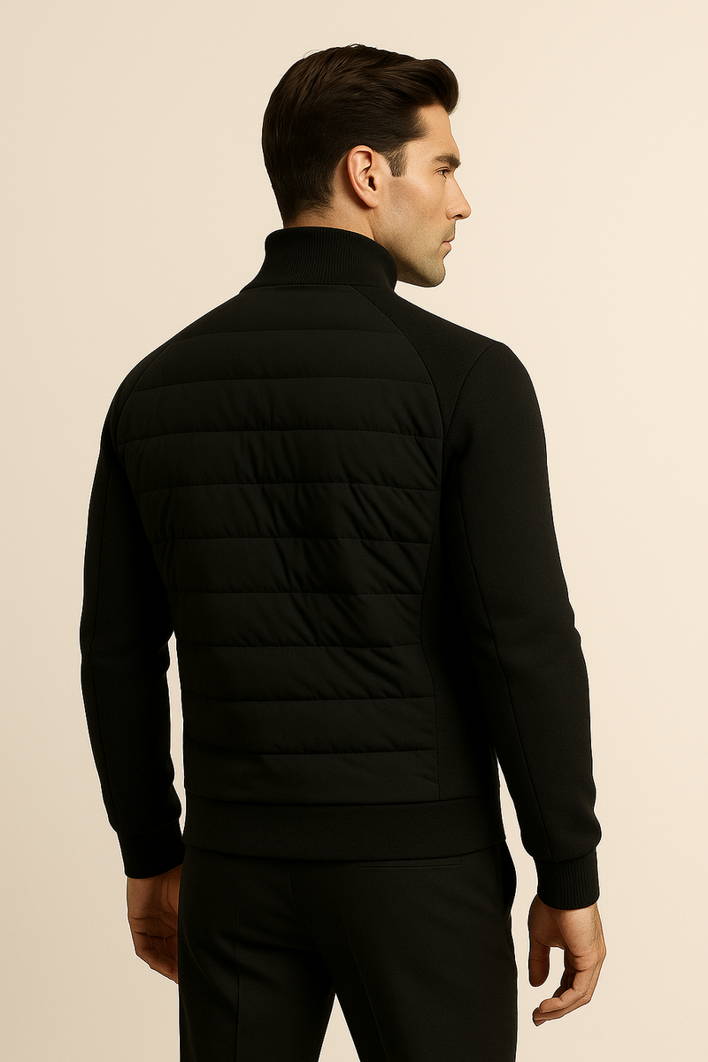 Sorrento Wool Padded Jacket Black