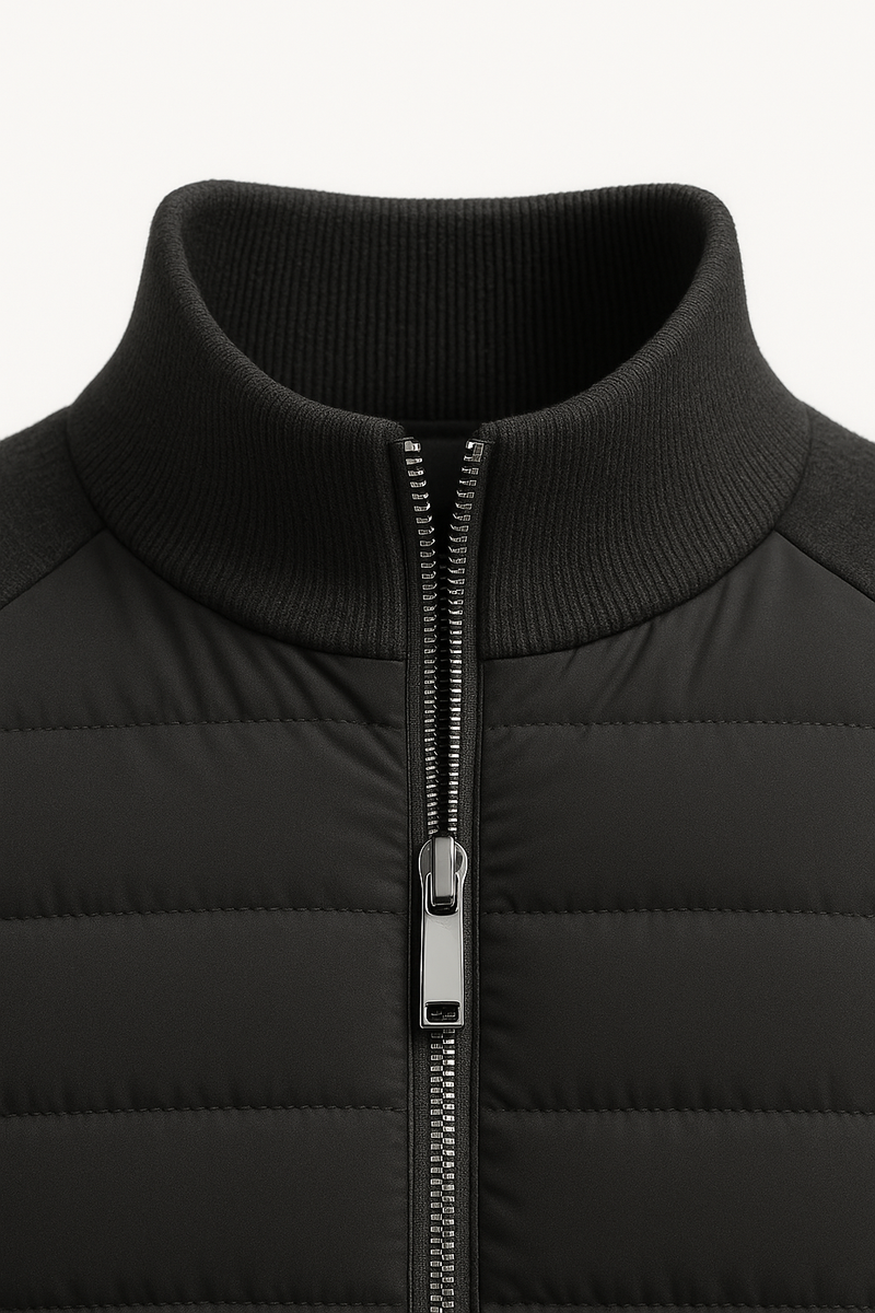 Sorrento Wool Padded Jacket Black