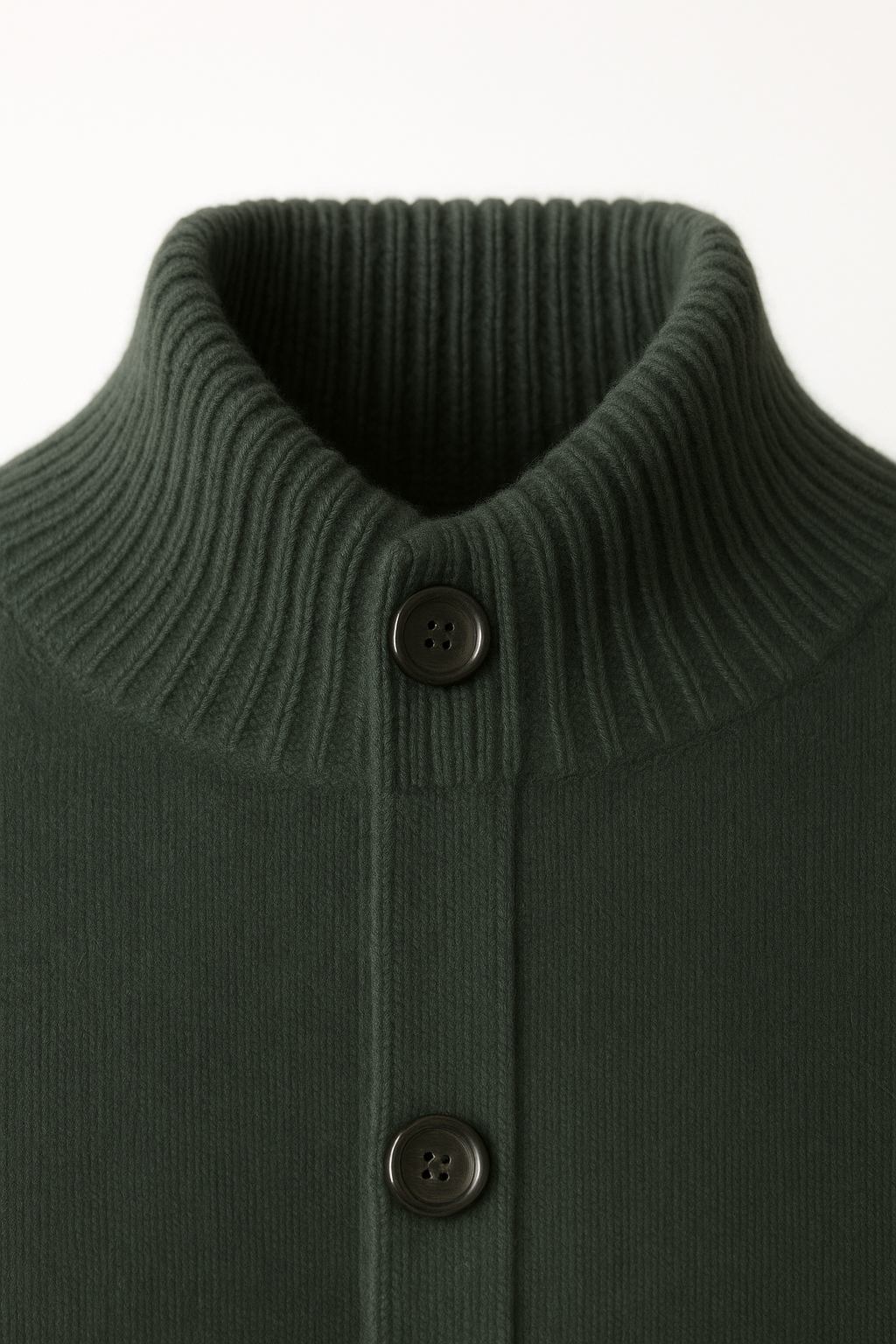 Giotto Cashmere Cardigan Forest - Emiral Couture