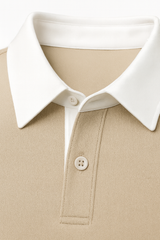 Polo Knit Beige - Emiral Couture